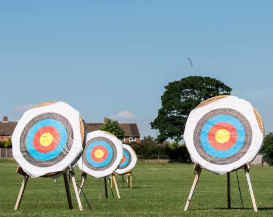 Outdoor archery targets